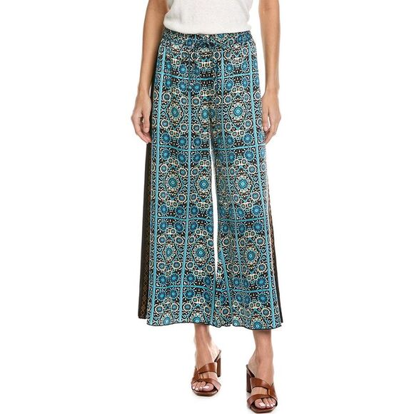 Johnny Was WomensDolores Silk-Blend Pant